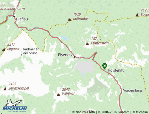 Mapa MICHELIN Eisenerz - ViaMichelin