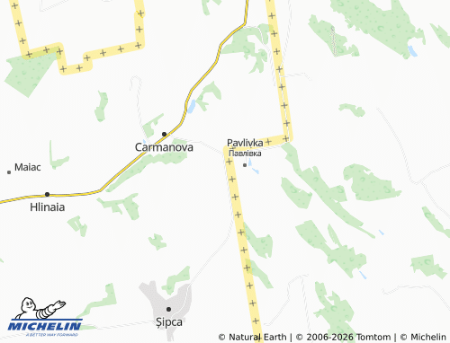 Carte MICHELIN Mocearovca - ViaMichelin