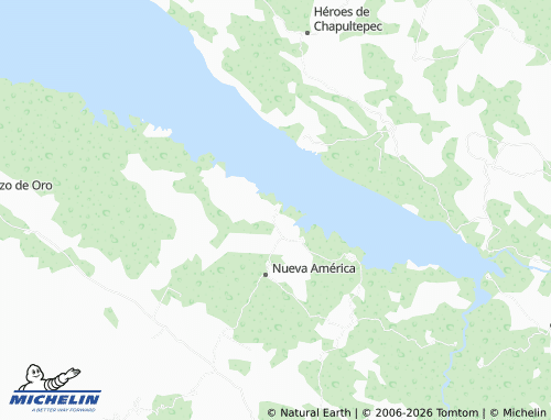 MICHELIN Nuevo Resplandor map - ViaMichelin