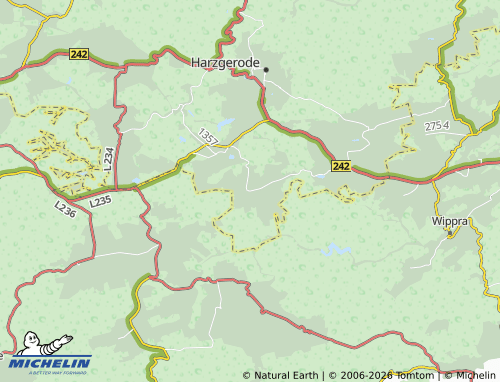 MICHELIN Dankerode map - ViaMichelin