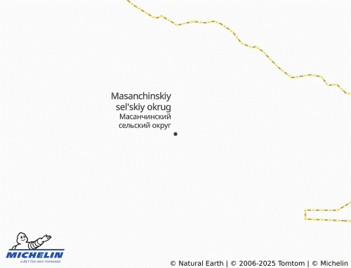 MICHELIN Masanchinskiy sel'skiy okrug map - ViaMichelin