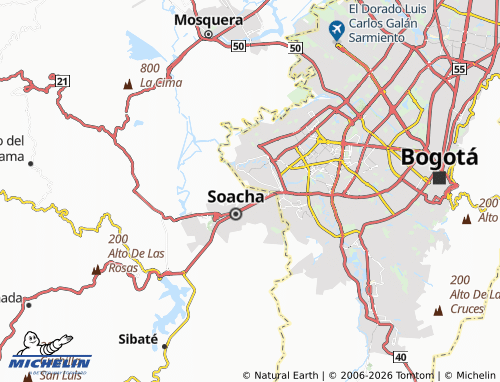 Carte MICHELIN La María - ViaMichelin