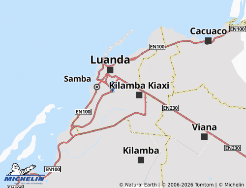 Kaart MICHELIN Cassequel do Buraco - ViaMichelin