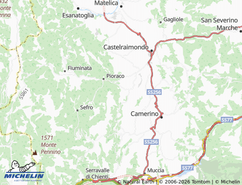 Mappa MICHELIN Costa San Severo - ViaMichelin