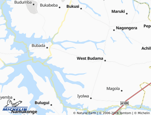 Mappa MICHELIN Nabuyoga - ViaMichelin