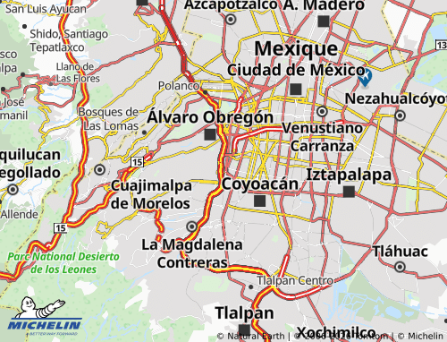 Mappa MICHELIN Mixcoac - ViaMichelin