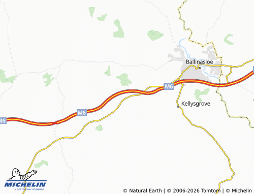 Kaart MICHELIN Aughrim - ViaMichelin
