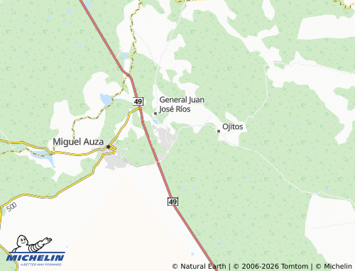 MICHELIN-Landkarte Mahoma - ViaMichelin