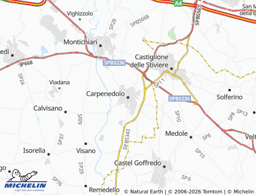 Mappa MICHELIN Carpenedolo - ViaMichelin