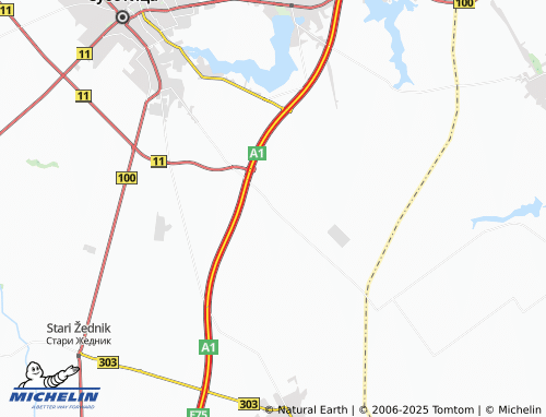 MICHELIN Bikovo map - ViaMichelin