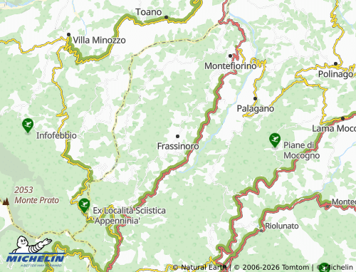 Mappa MICHELIN Frassinoro - ViaMichelin