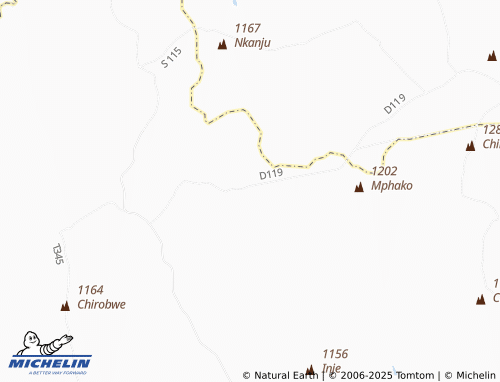 MICHELIN-Landkarte Mabwera - ViaMichelin