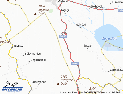 MICHELIN Madenli map - ViaMichelin