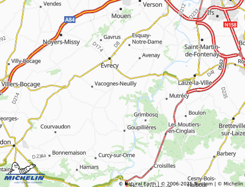 Carte MICHELIN Bretteville - ViaMichelin