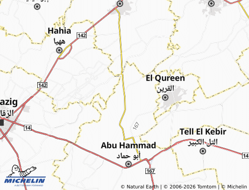 MICHELIN El Sheikh Gabel map - ViaMichelin