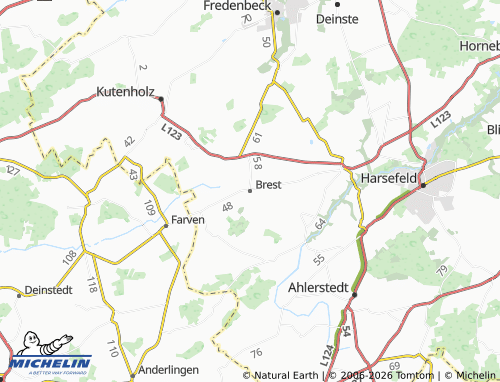 Mappa MICHELIN Brest - ViaMichelin