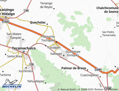 MICHELIN De La Concepción map - ViaMichelin