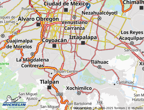 Mappa MICHELIN Infonavit Culhuacán Zona 1, CTM I Culhuacán - ViaMichelin