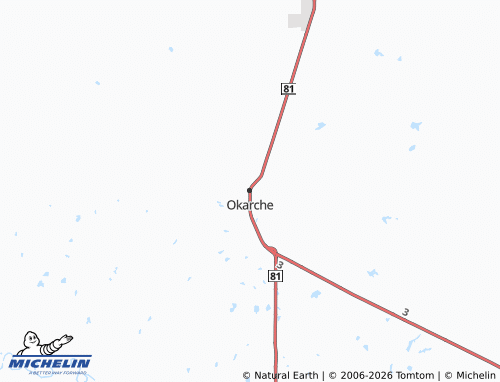 Mappa MICHELIN Okarche - ViaMichelin