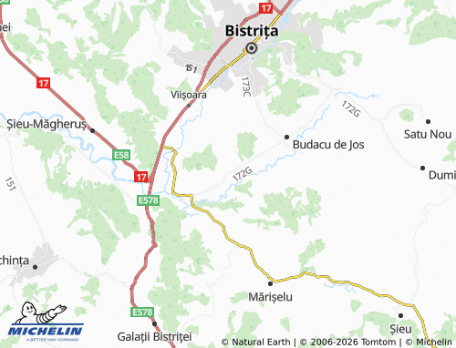 Kaart MICHELIN Monariu - ViaMichelin