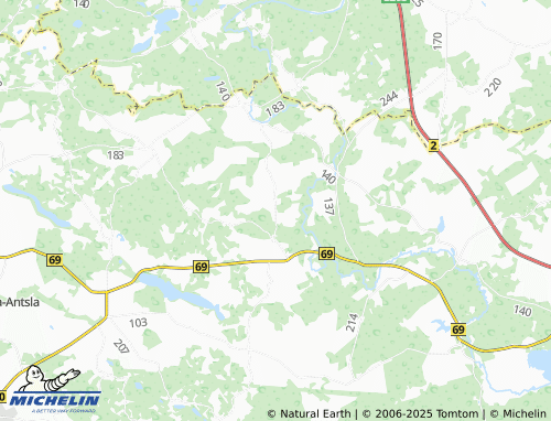 MICHELIN Heeska map - ViaMichelin