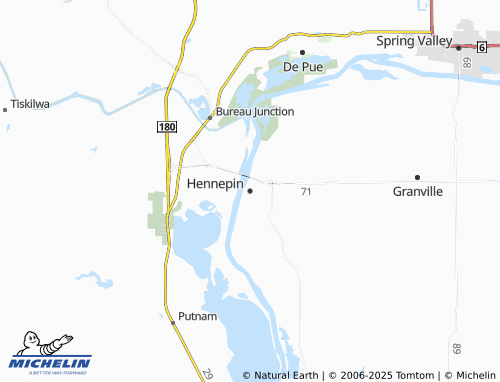 MICHELIN Hennepin map - ViaMichelin
