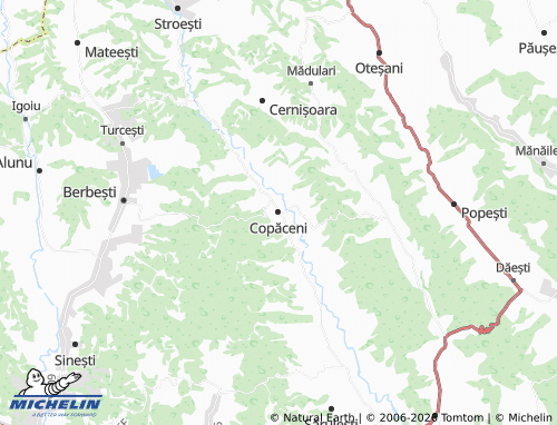 MICHELIN-Landkarte Copăceni - ViaMichelin