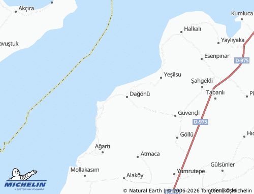 Mapa MICHELIN Dağönü - ViaMichelin