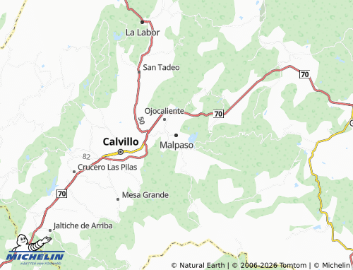 MICHELIN Malpaso map - ViaMichelin