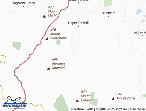 MICHELIN Mount Sylvia map - ViaMichelin