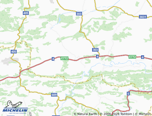 Mapa MICHELIN Balvan - ViaMichelin