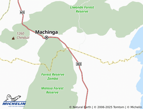 Carte MICHELIN Malunga - ViaMichelin