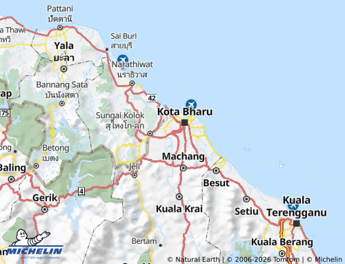 Carte MICHELIN Pasir Mas - ViaMichelin