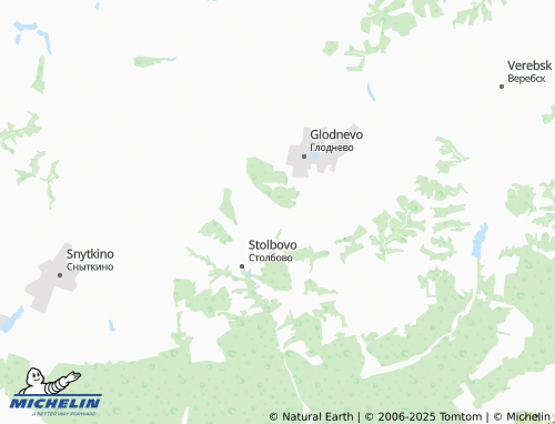 MICHELIN Pozhar map - ViaMichelin