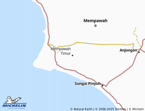 Kaart MICHELIN Mempawah Timur - ViaMichelin