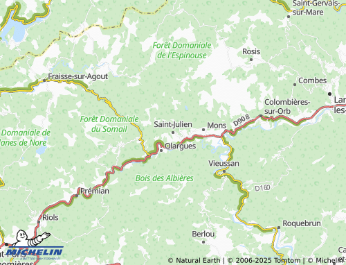 MICHELIN Saint-Julien map - ViaMichelin