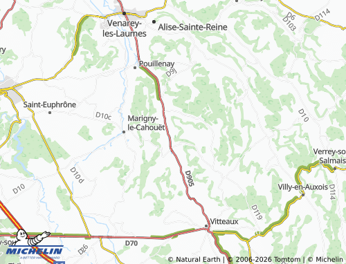 Mapa MICHELIN Brain - ViaMichelin