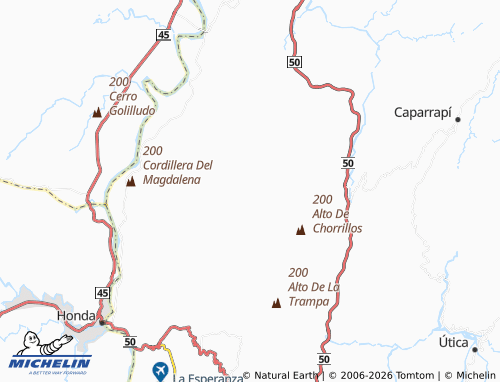 MICHELIN Cuatro Esquinas map - ViaMichelin