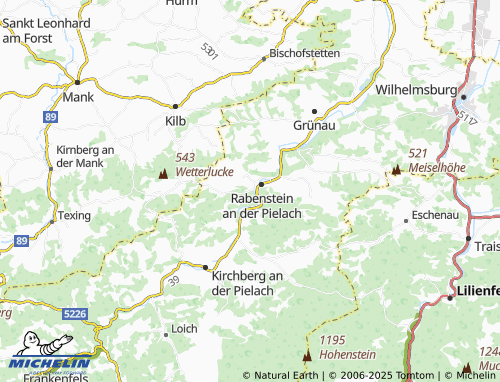 MICHELIN Königsbach map - ViaMichelin