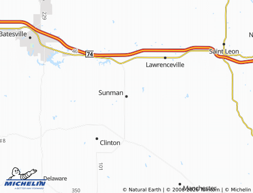 Mappa MICHELIN Sunman - ViaMichelin