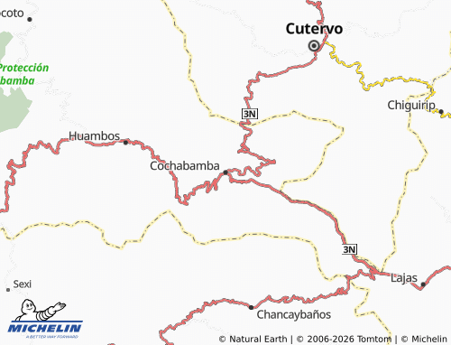 MICHELIN Cochabamba map - ViaMichelin
