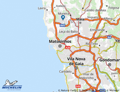 Carte MICHELIN Matosinhos - ViaMichelin