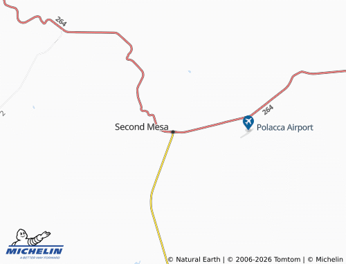 Mapa MICHELIN Second Mesa - ViaMichelin