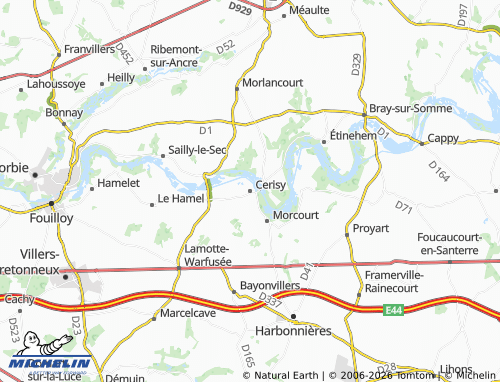 Mapa MICHELIN Cerisy - ViaMichelin