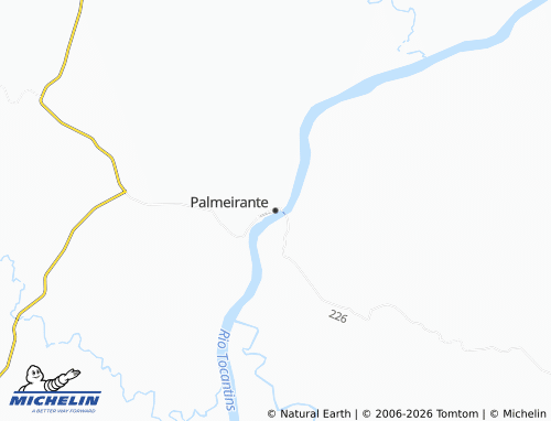MICHELIN-Landkarte Palmeirante - ViaMichelin