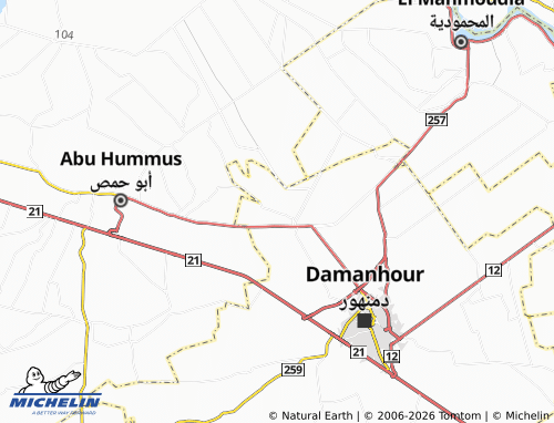 Mappa MICHELIN Azab Qabeel - ViaMichelin