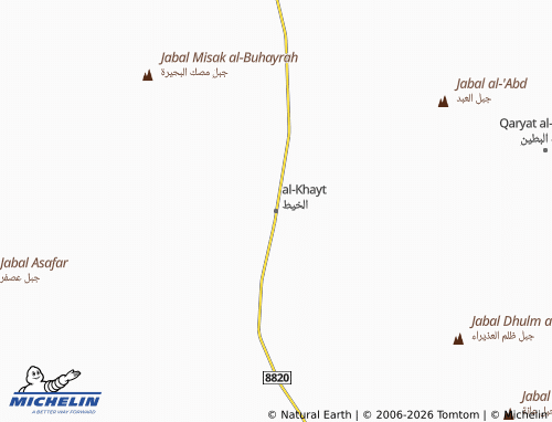 MICHELIN-Landkarte al-Khayt - ViaMichelin