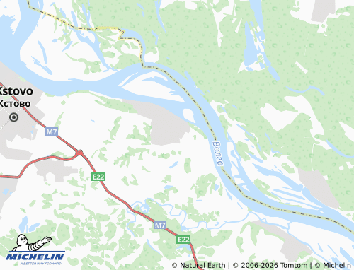 MICHELIN-Landkarte Bezvodnoye - ViaMichelin