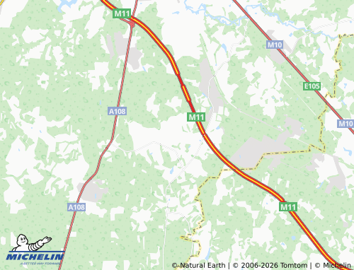 Carte MICHELIN Iyevlevo - ViaMichelin