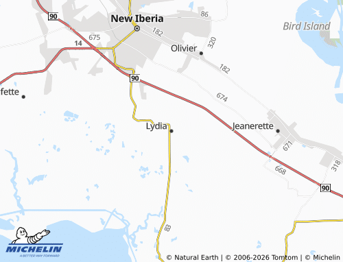 Mapa MICHELIN Lydia - ViaMichelin